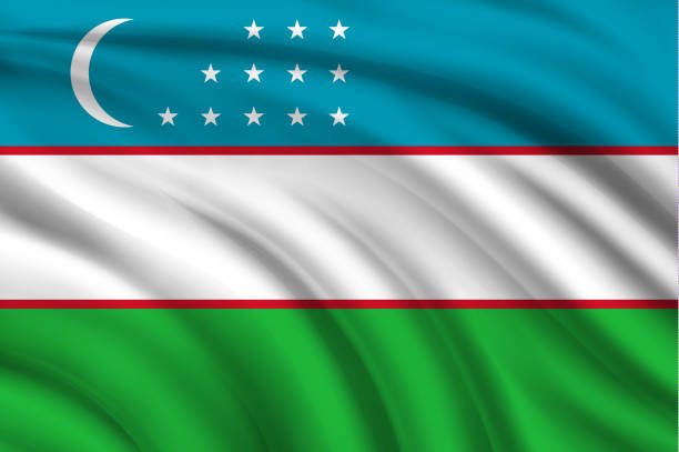  National flag of Uzbekistan