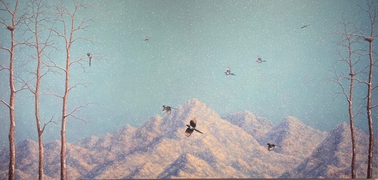 축복 150 * 75 digital pigment print on canvas 2021년