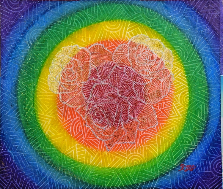 박미숙 / Message -약속1 크기:53cm x45.5cm 재료:장지에 채색