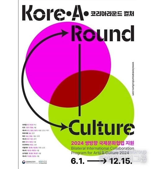 한국·캐나다·이탈리아 등 9개국 협업 문화예술 작품 국내 선보여